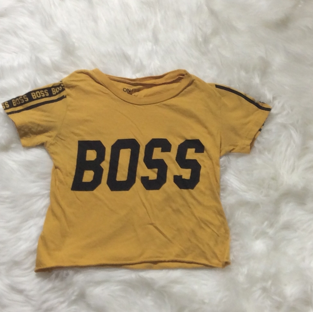 On Fire Brand BOSS Cropped Top